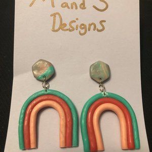 Polymer clay earrings